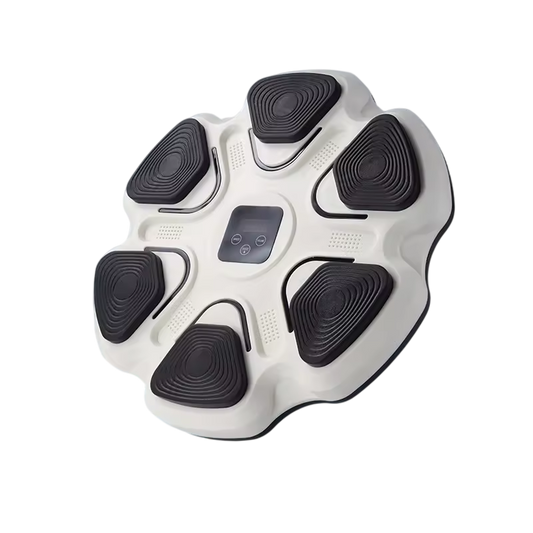 BeatiZax Music Boxing Machine - 661lb Punch Capacity Smart Training System, Bluetooth Speakers, 9-Speed Reaction Lights