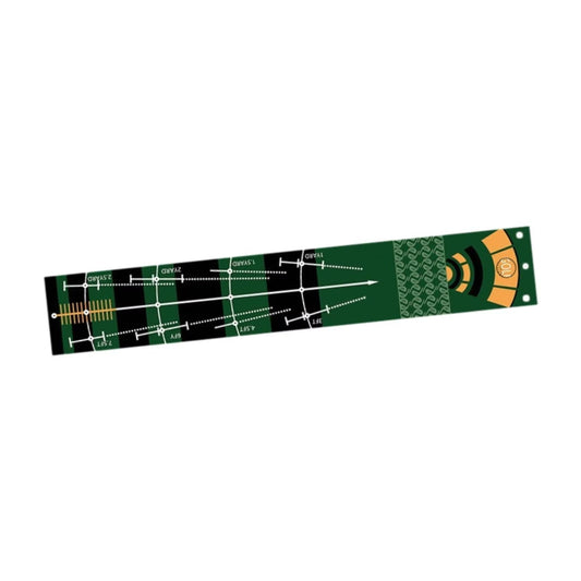 GolfMatix Professional Golf Putting Mat 240cm Velvet-Dot Surface with Alignment Guides and Non-Slip Backing