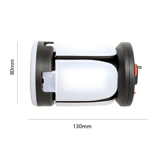 LomiFors Solar & USB Rechargeable Emergency Lantern with 90° Folding Leaf Design, 1000LM Brightness and 4500mAh Power Bank