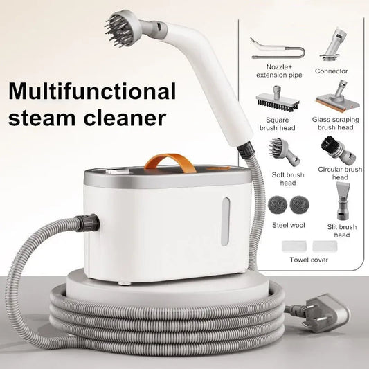 StemClix Steam Cleaner 1200W High-Temperature Sanitizer with 750ml Tank & Attachments